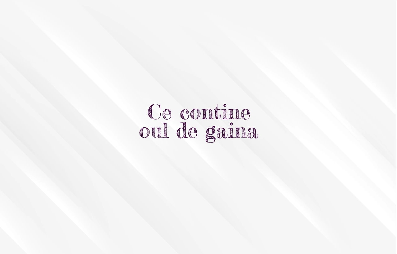 ce contine oul de gaina