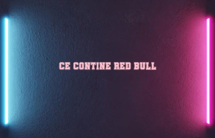 ce contine red bull