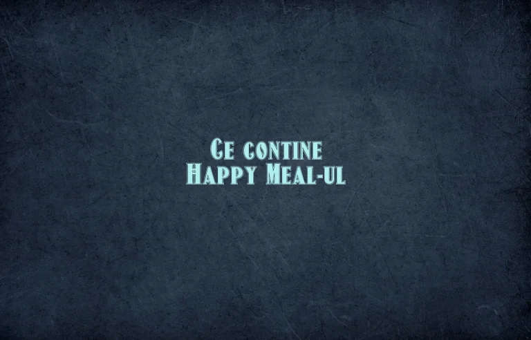 ce contine happy meal