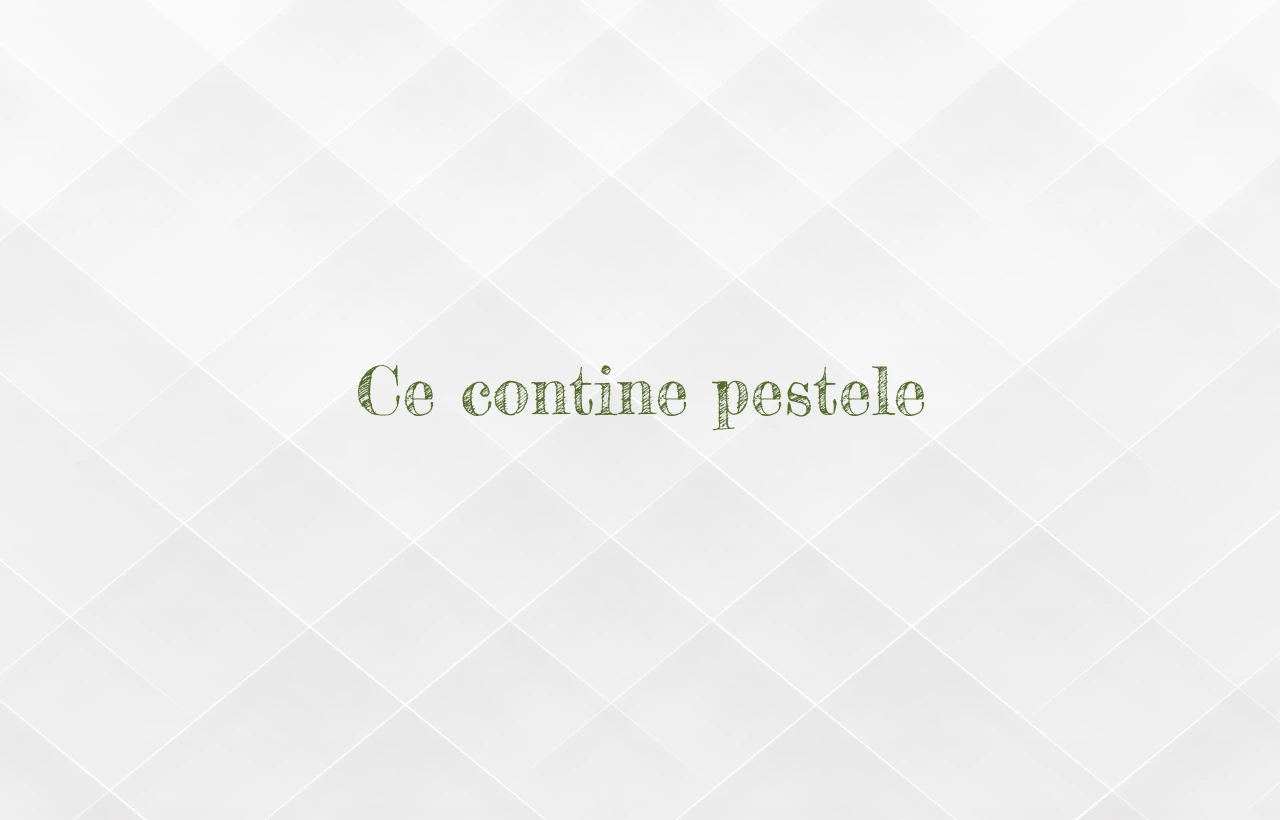 ce contine pestele