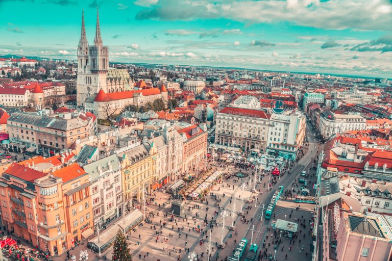 beautiful view zagreb